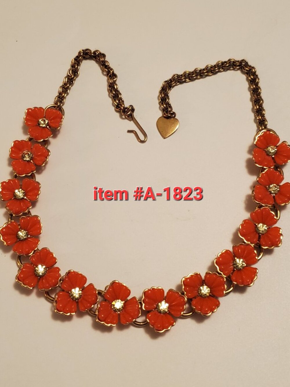 1 Necklace, item # 1823, wt. 27 grams.